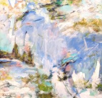Arshad Shirazi, 12 x 36 Inch, Acrylic on Canvas, Abstract Painting, AC-ARS-043